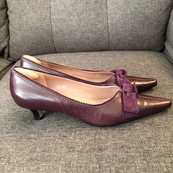 Franco Sarto Gracie Violet Pointed Toe Kitten Heel 10M - Picture 6 of 11